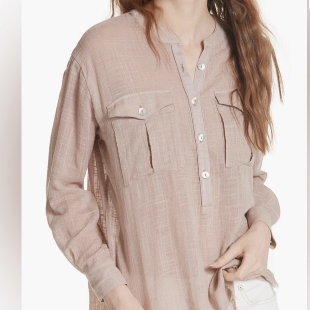 Free People Talk To Me Top
